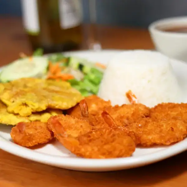 Camarones empanizados